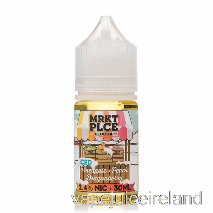 Vape Pod Kits Ice Pineapple Peach Dragonberry - MRKT Salts - 30mL 48mg